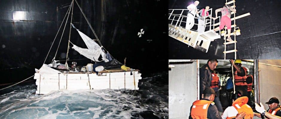 Rescatan a 10 balseros cubanos cerca de Isla Mujeres