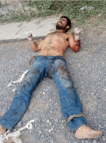 Le cortan las manos a 6 ladrones