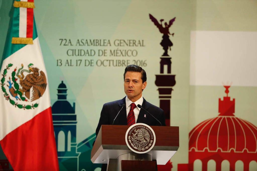 Da la bienvenida Peña Nieto a Imagen Television