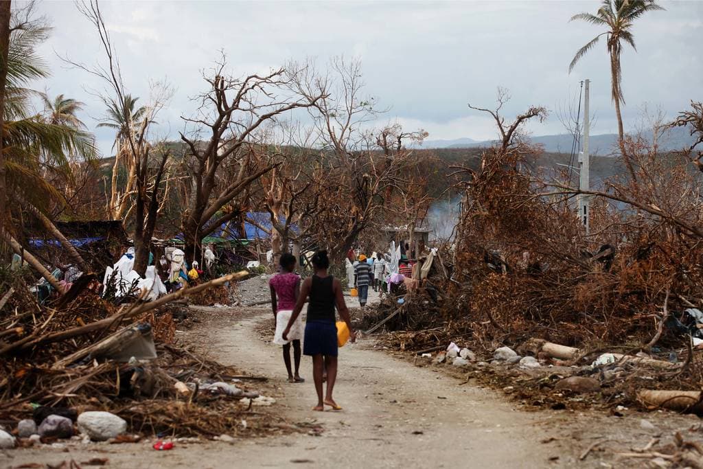 Tiburón, la ciudad haitiana, rodeada por la destrucción