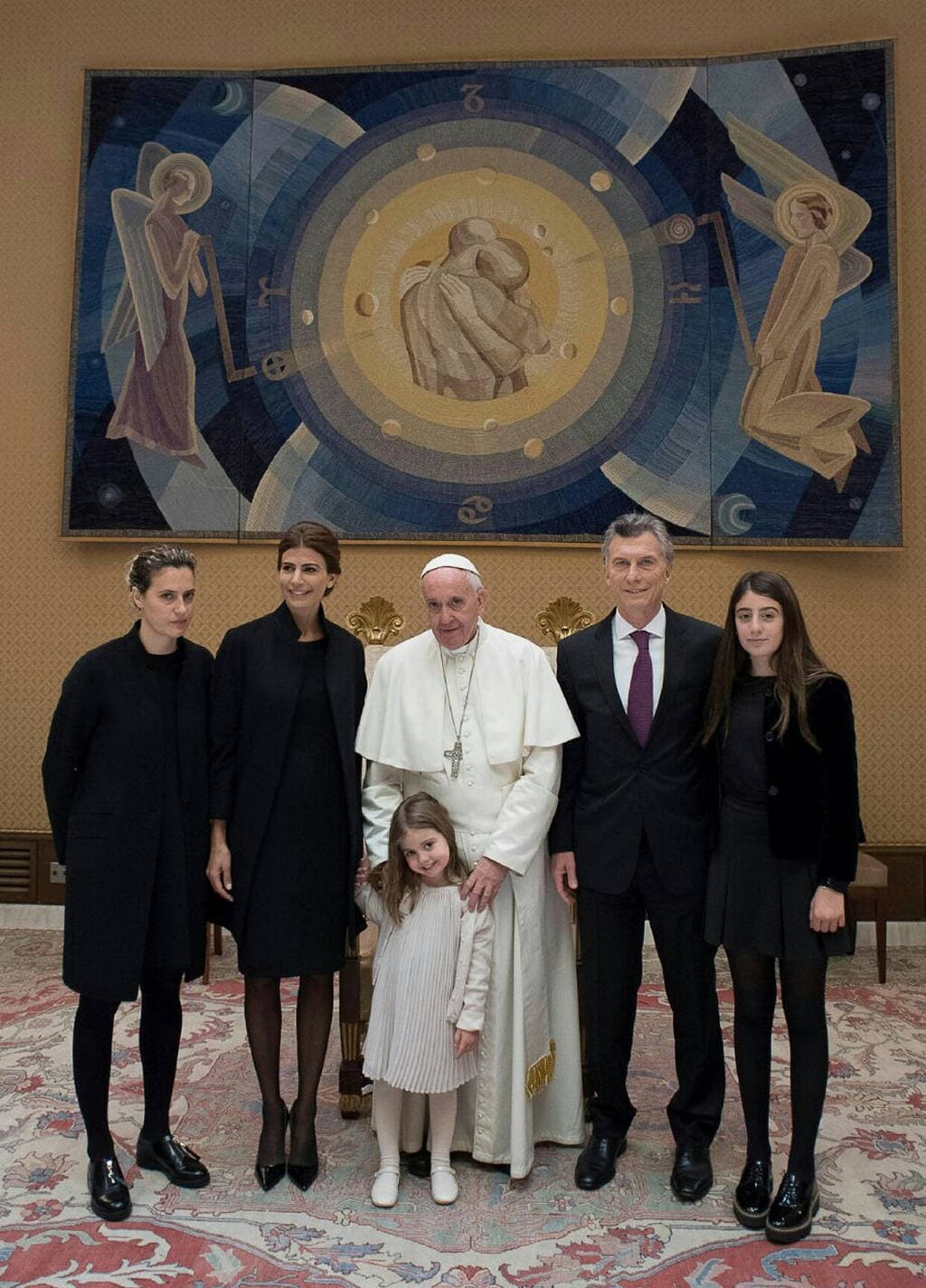 Papa Francisco y Macri dialogan