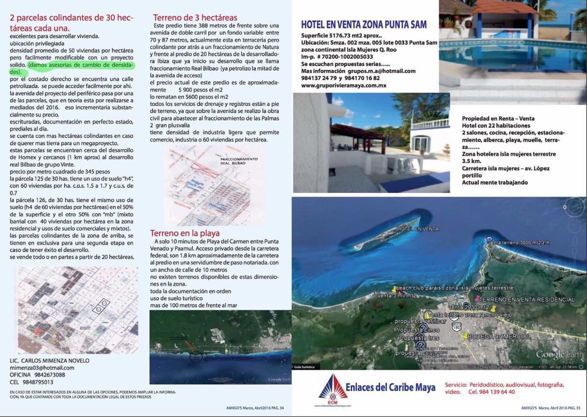 CARLOS MIMENZA SE VALIÓ DEL TRÁFICO DE INFLUENCIAS PARA CAMBIAR LA DENSIDAD DE TERRENOS