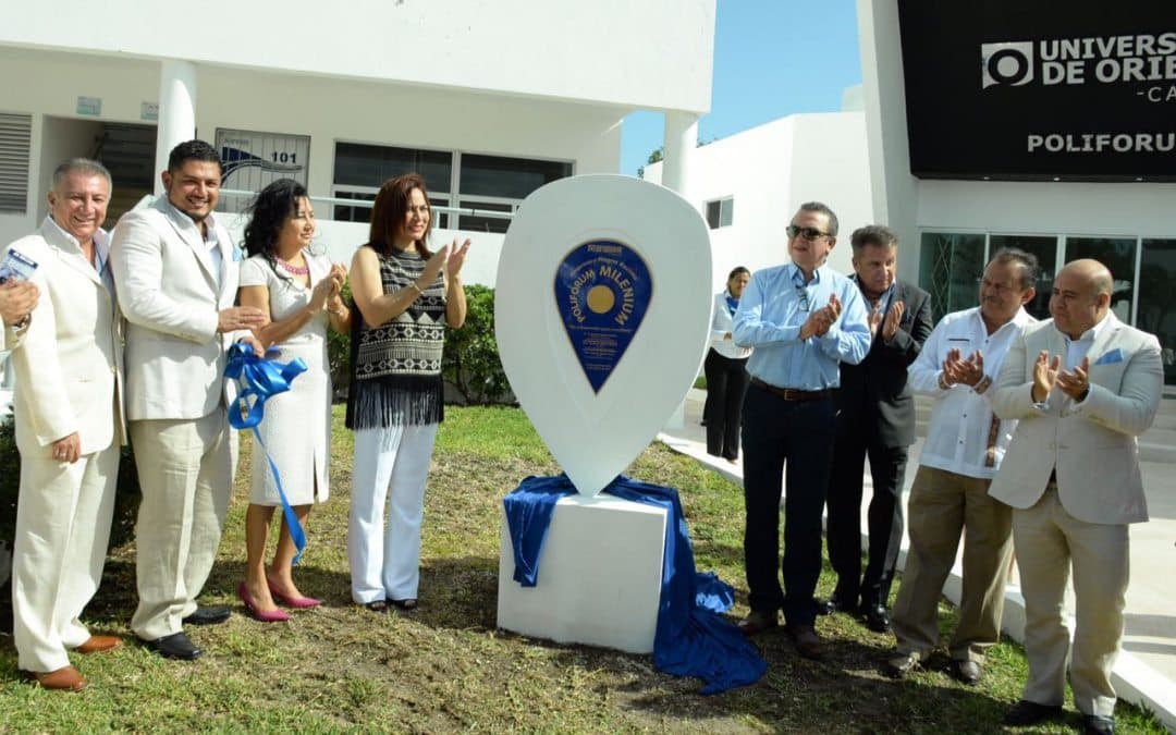 Inauguran el Poliforum Milenium de la Universidad de Oriente Cancún