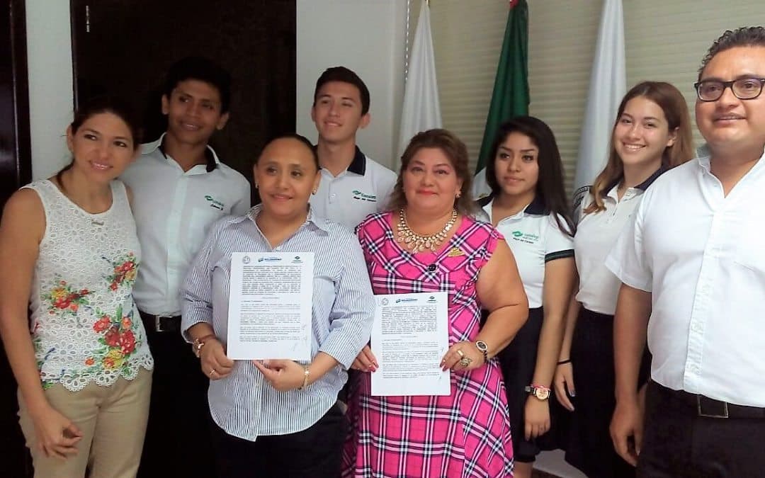 Estudiantes del CONALEP harán servicio social y prácticas profesionales en el Ayuntamiento de Solidaridad