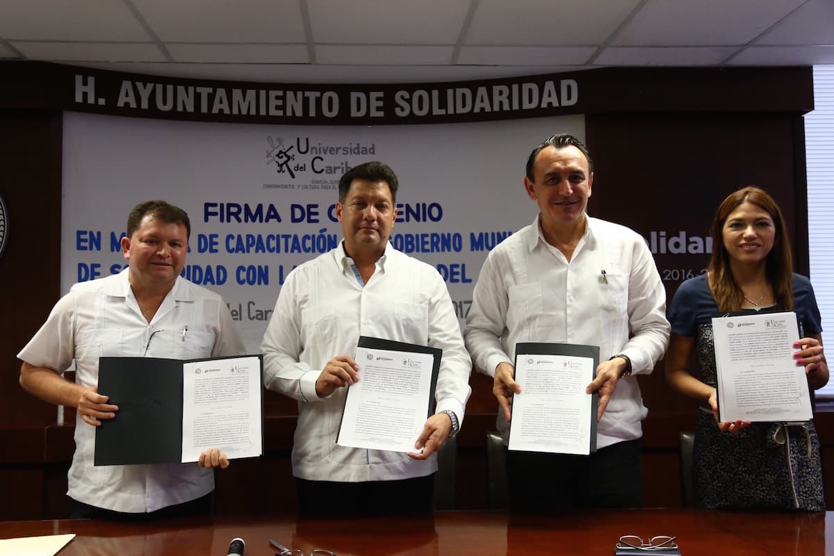 Solidaridad firma convenio de colaboración con la Universidad del Caribe