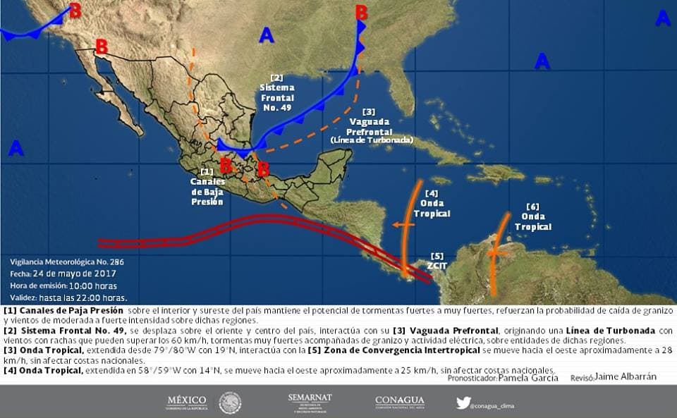 Turbonada afecta a Quintana Roo