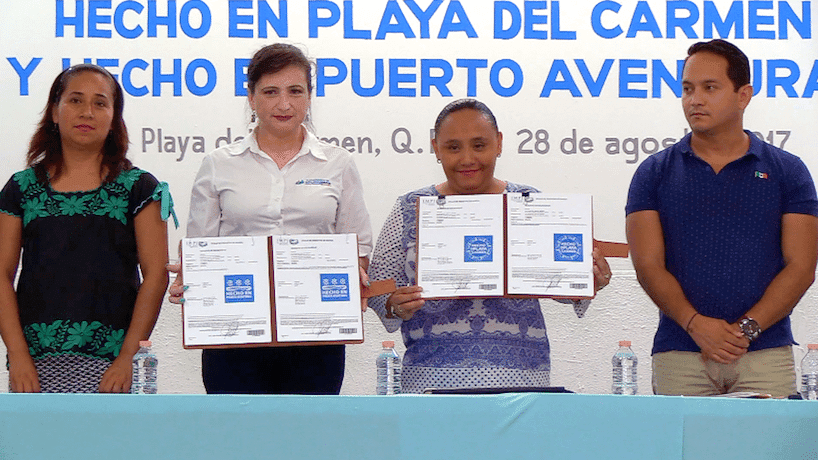 Registran marcas Hecho en Playa del Carmen y Hecho en Puerto Aventuras