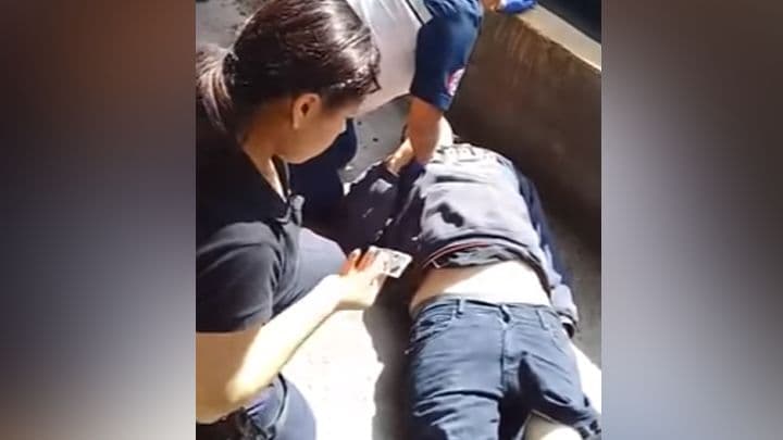 Roba Oxxo y se rompe una pierna al huir