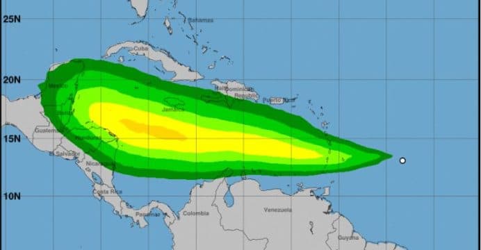 Protección Civil emite Alerta Azul por depresión tropical