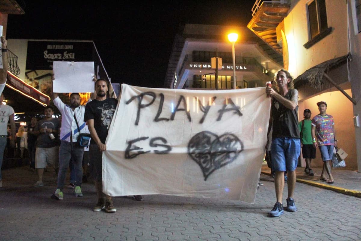 ¿Y la marcha por la paz en Playa?