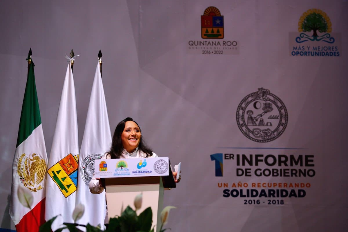 Cristina Torres presentó su Primer Informe de Gobierno ante los solidarenses