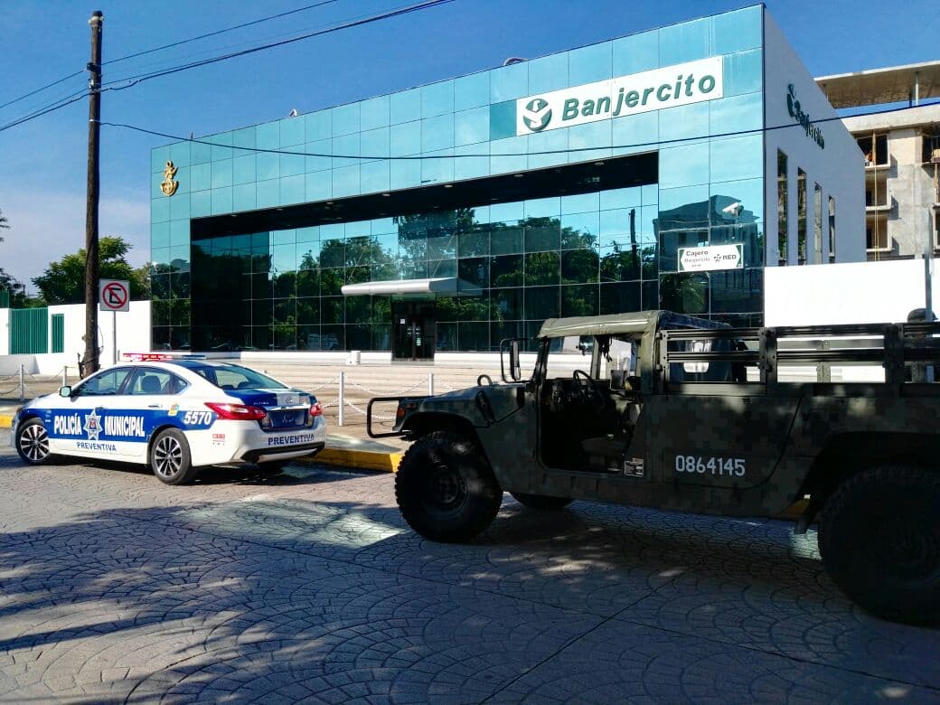 Alerta de bomba en Banjercito de la Náder