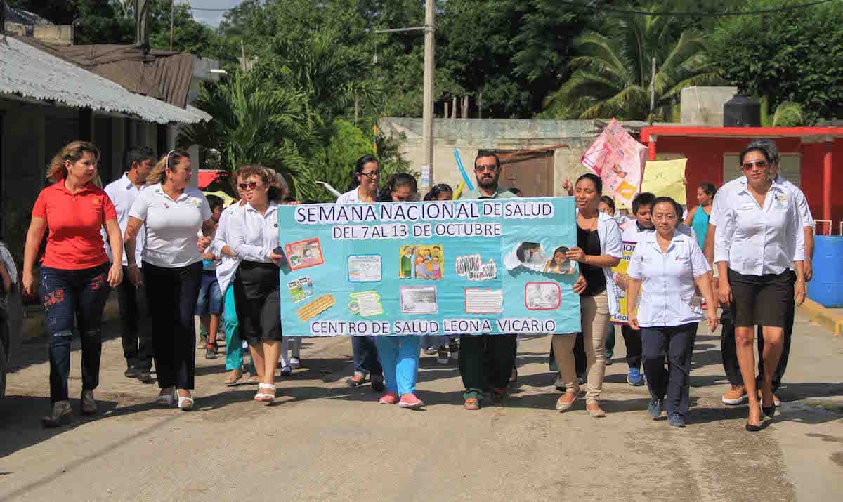 Con trabajo coordinado, Puerto Morelos celebra Tercera Semana Nacional de Salud