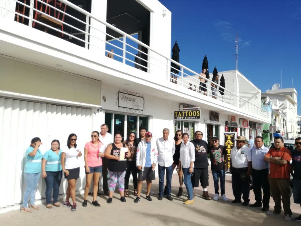 Protestan por obras de drenaje en Cozumel