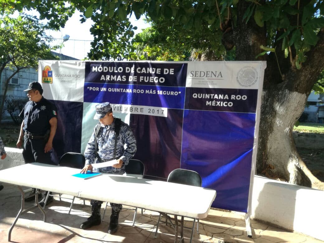 Pagan hasta 5 mil pesos por arma entregada en Cozumel