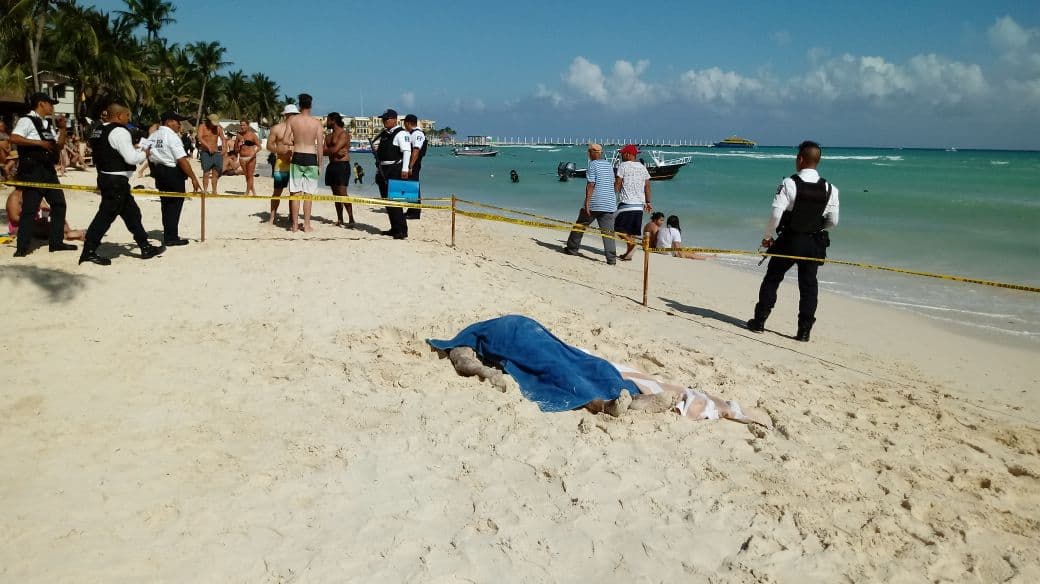 Se ahoga turista en Playa del Carmen