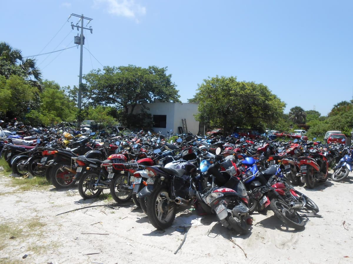 Aumenta el robo de motos en Cozumel