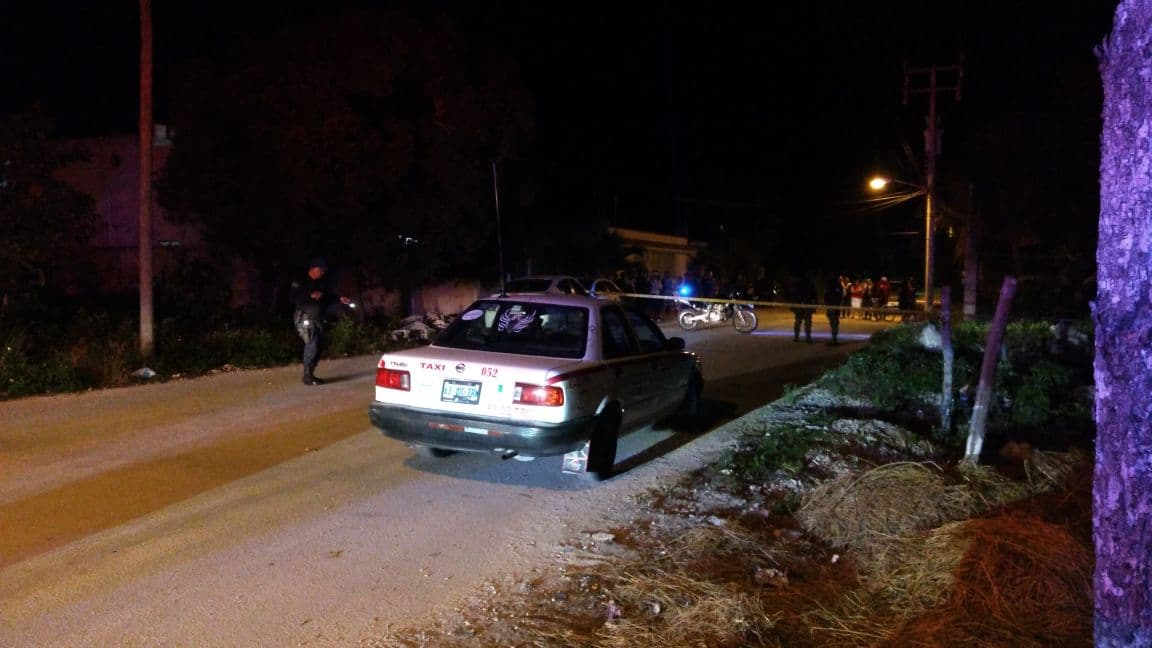 Intentan ejecutar a taxista en Tulum
