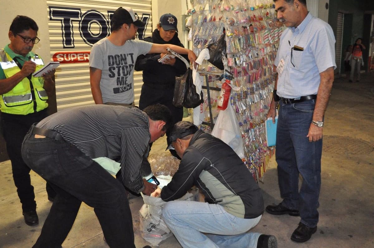 Decomisan pirotecnia en la capital del estado