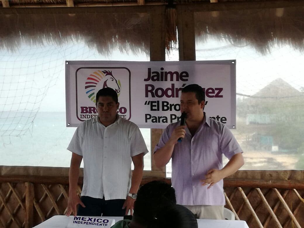 Arranca junta de firmas a favor de “El Bronco” en Cozumel