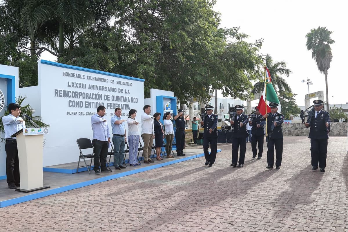 Conmemora Solidaridad LXXXIII aniversario de Quintana Roo como entidad federativa