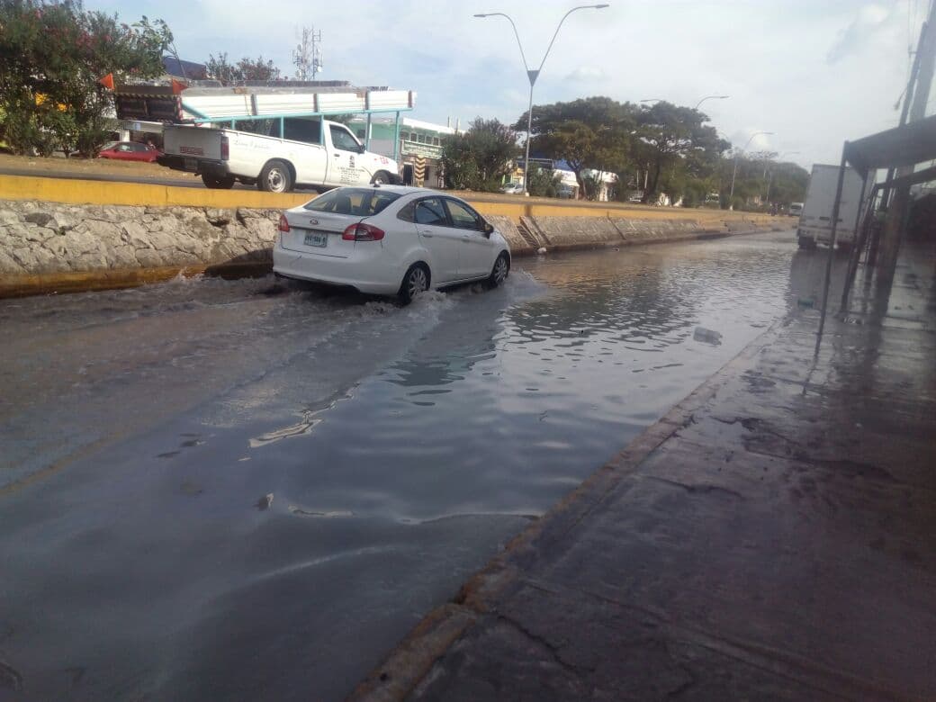 Ignora Servicios Públicos reporte de encharcamiento en "El Crucero"