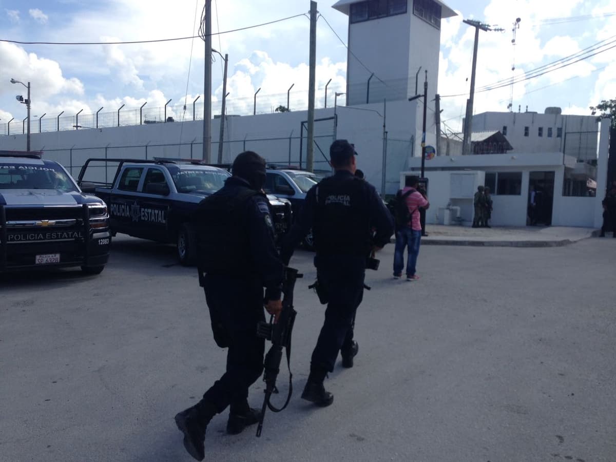 Incautan drogas y celulares en Cárcel de Cancún