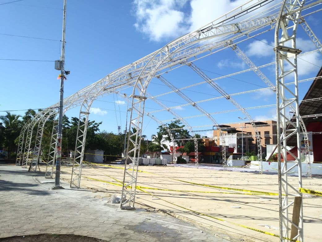 Retiran pista de patinaje en Cancún