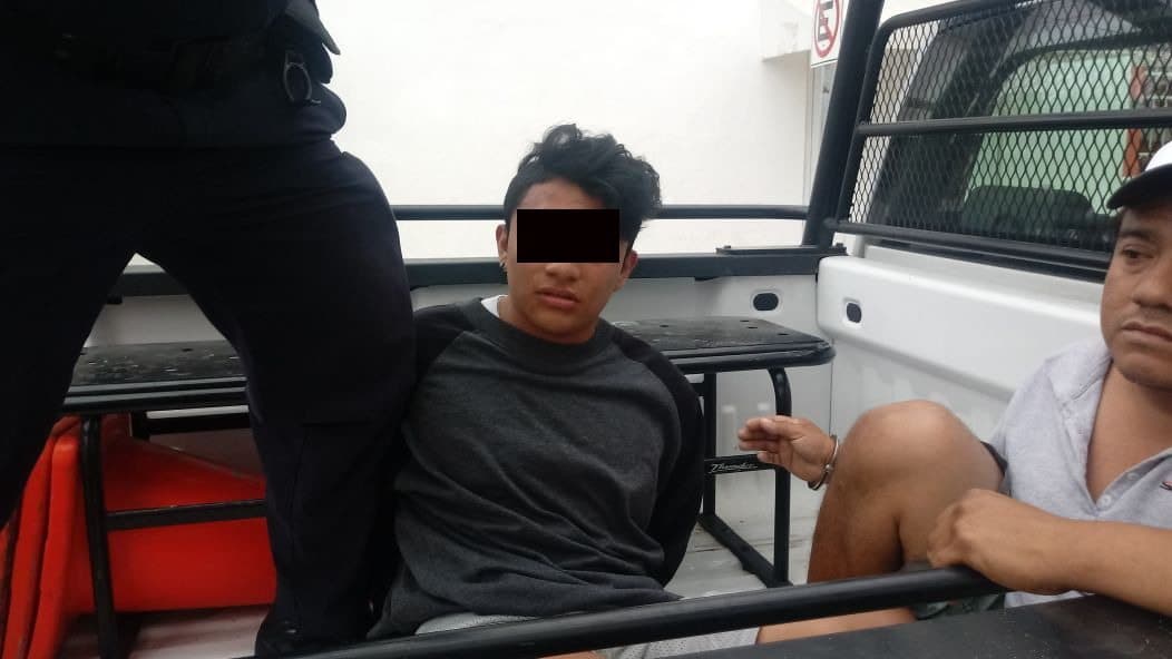 Siguen a asaltante a su casa y lo detienen