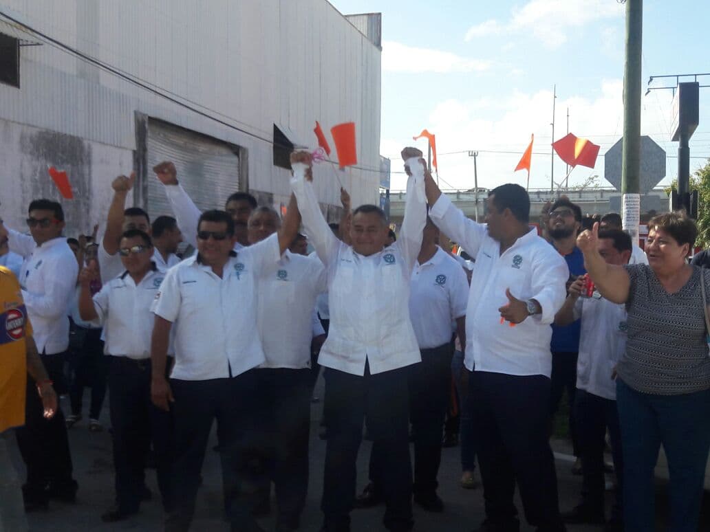 Se lanzan por la dirigencia del sindicato de taxista en Playa del Carmen