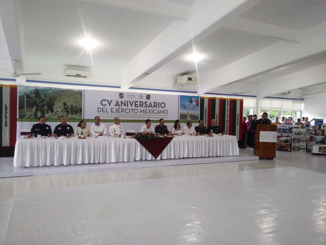 Celebran aniversario del Ejército Mexicano