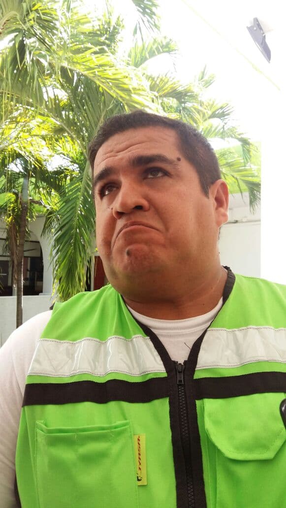 Roban alumbrado junto a Seguridad Pública en Cancún