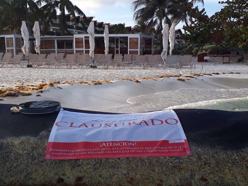 Clausura Profepa proyecto en Punta Beté