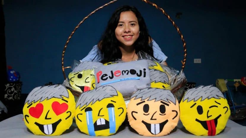 Universitaria crea los “pejemojis”