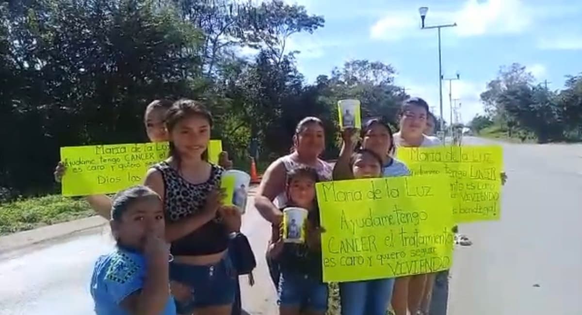 Organizan boteo a favor de enferma de cáncer