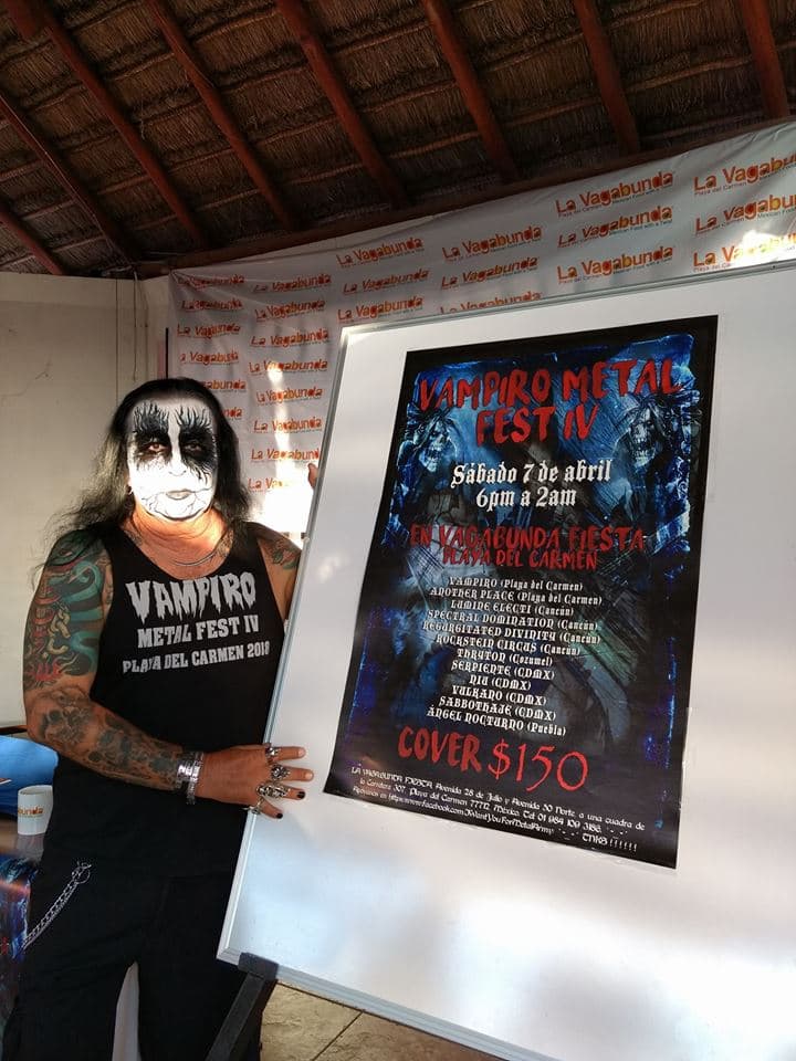 Metal original se presentará en el Vampiro Metal Fest IV