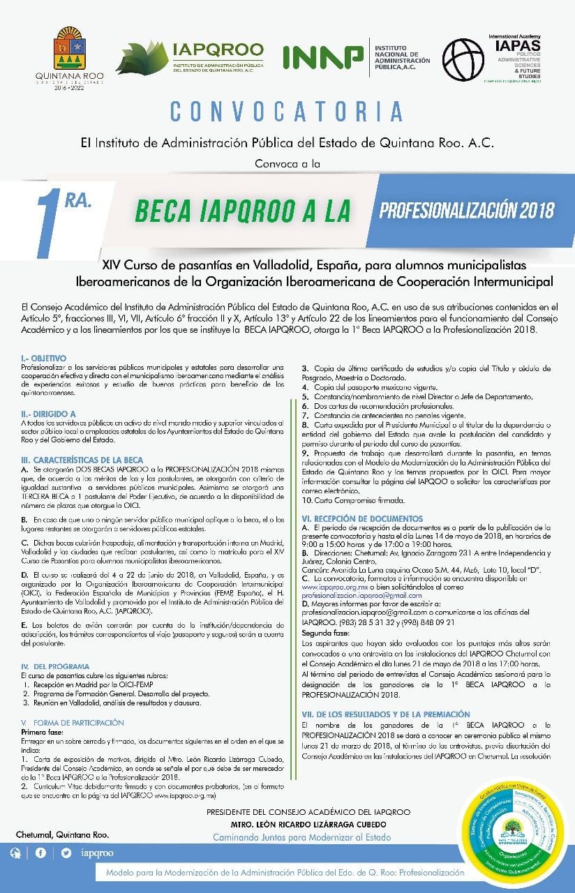 Ofrecen beca a funcionarios para Valladolid, España