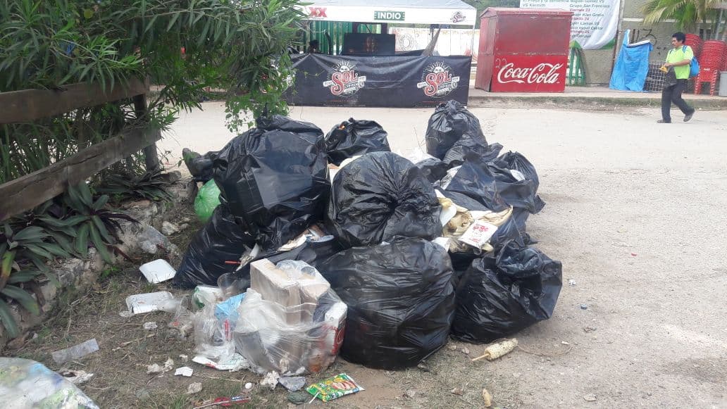 Expomor genera 100 toneladas diarias de basura
