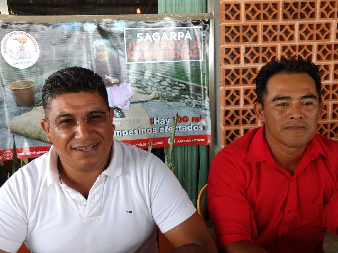 Amagan antorchistas con marcha contra Sagarpa