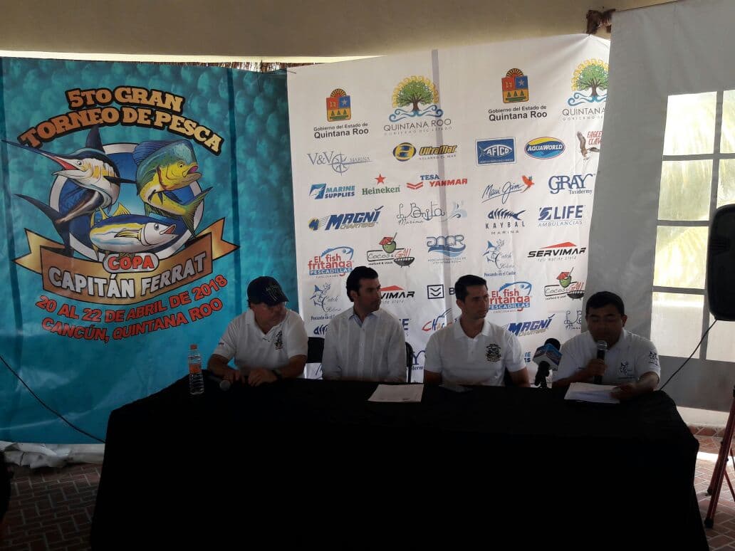 Presentan quinto torneo de pesca "Capitán Ferrat"