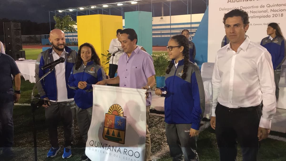 Abanderan a selección de Quintana Roo