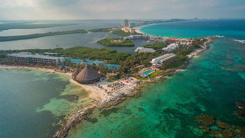 Punta Nizuc, paraíso de arrecifes en Cancún