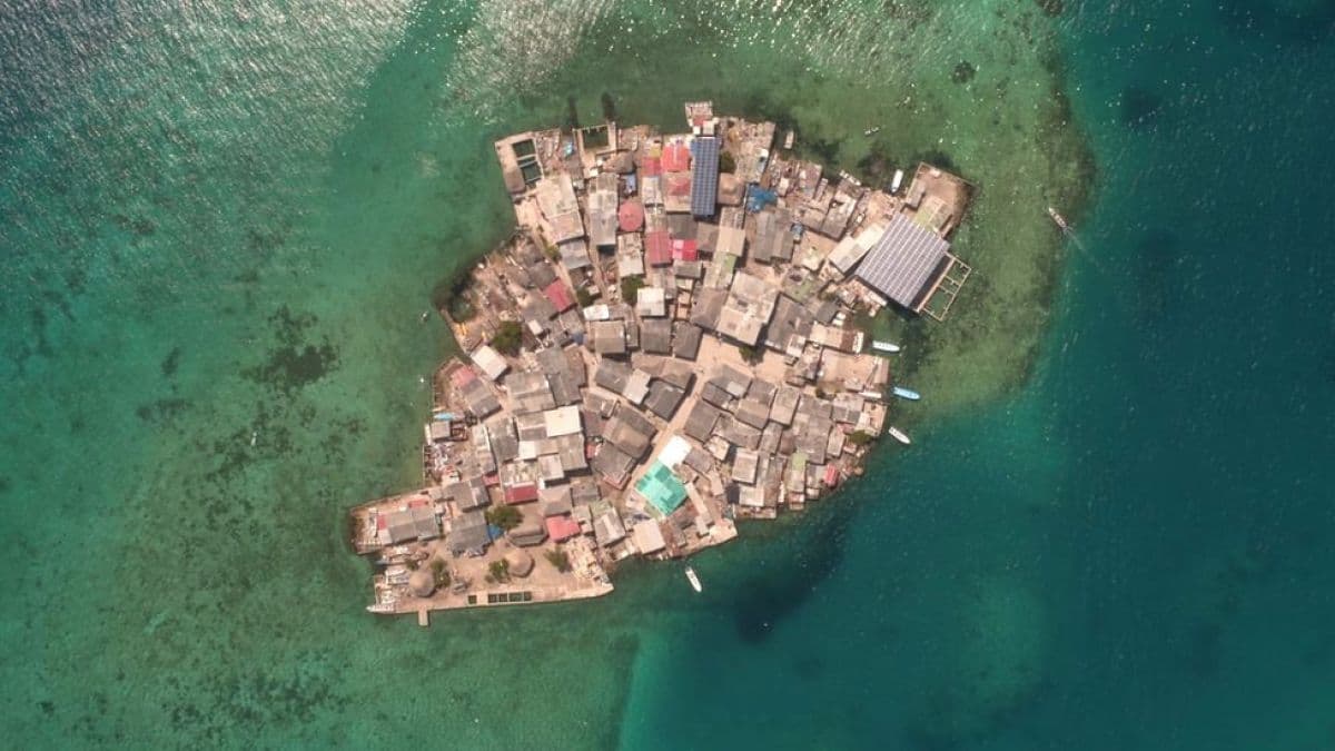 Santa Cruz del Islote, la isla artificial más densamente poblada del mundo