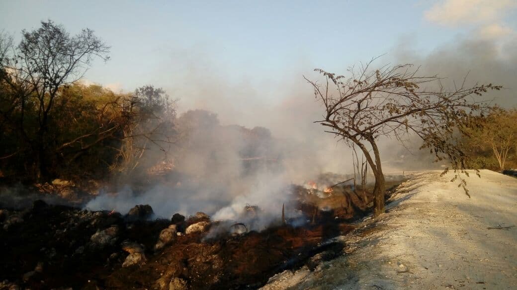 Controlan incendio en Rancho Viejo