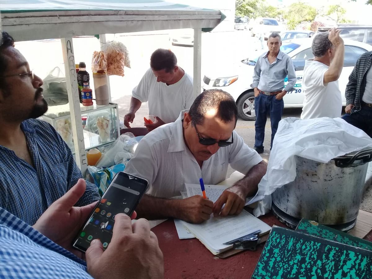 Elementos de Seguridad Pública vigilan la medición en los Faisanes