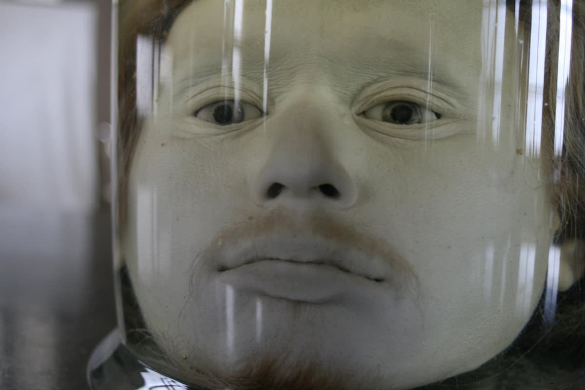 La cabeza de un asesino está en un frasco desde 1841