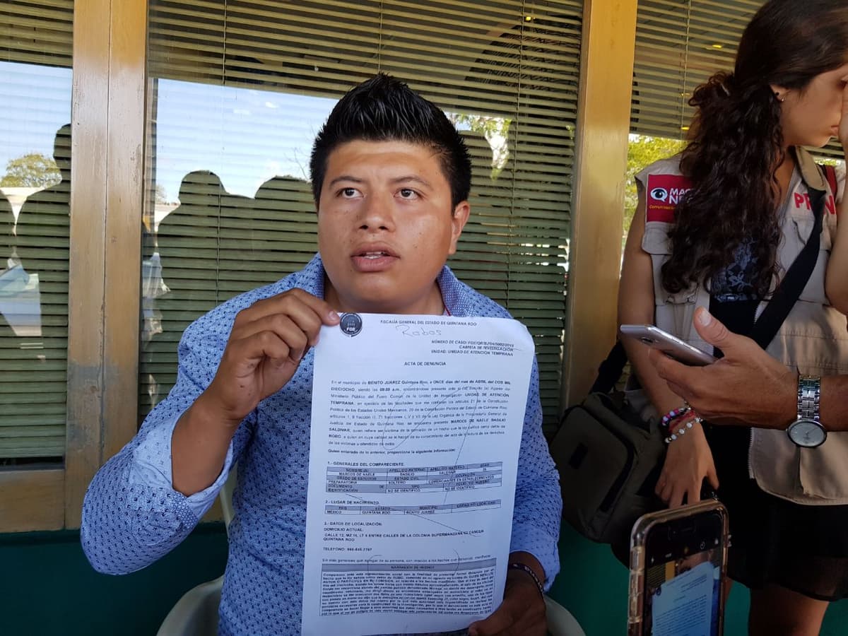 Denuncia candidato a regidor de Morena robo a mano armada