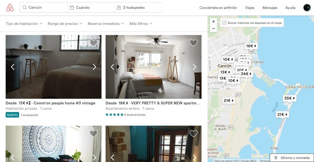 Ningún Airbnb en el Registro Nacional de Turismo