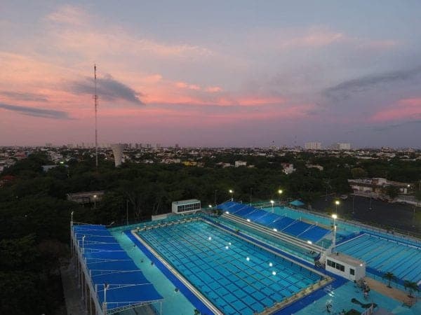 Lista la rehabilitación de la Alberca Olímpica de Cancún