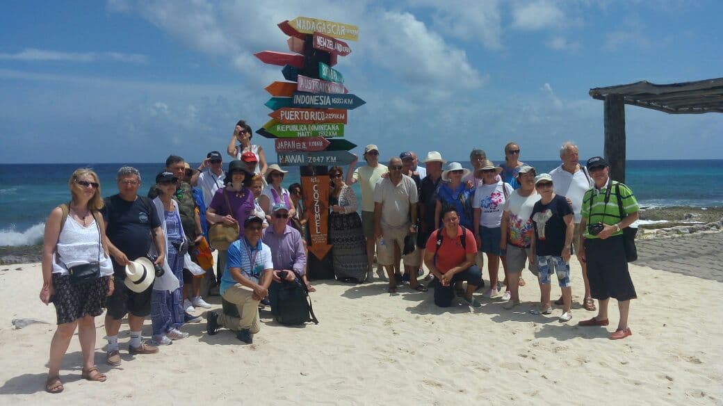 Visitan Cozumel periodistas españoles